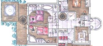 Savoyard Chalet  in Courchevel 1850