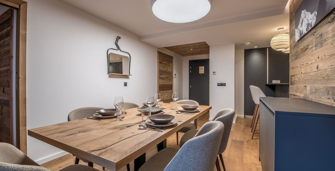 Apartment inside a residence located in Courchevel 1550 