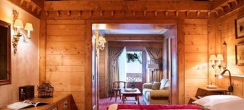 Magnificent snow-eye-view of the Jardin Alpin apartment