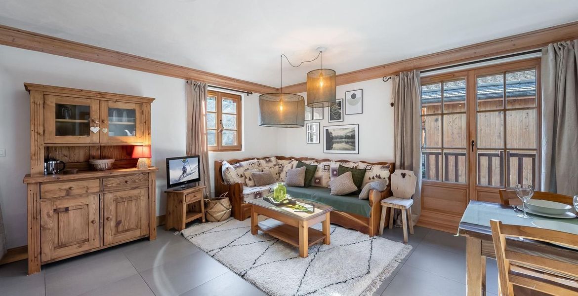 Bright and warm flat, in the heart of nature in Méribel