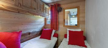 Bright and warm flat, in the heart of nature in Méribel
