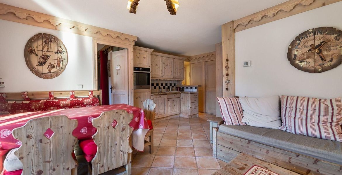 Cozy apartment in Méribel Village with 45 sqm and 2 bedrooms