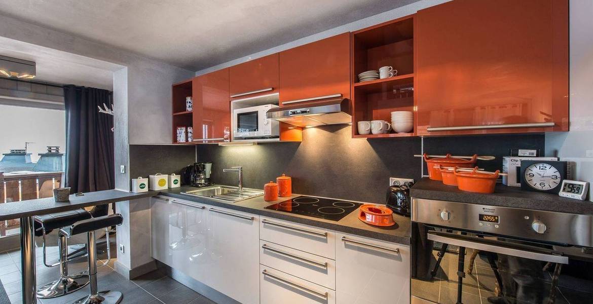 Este hermoso apartamento de 3 habitaciones en Courchevel 85m