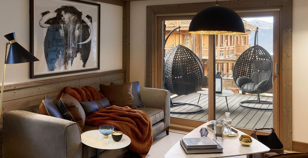Apartment in Courchevel 1850, La Porte with Mountain View 