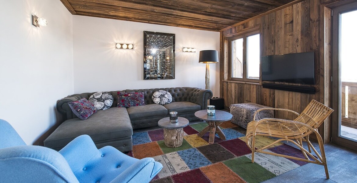 The apartment is located in Courchevel 1850 for rental