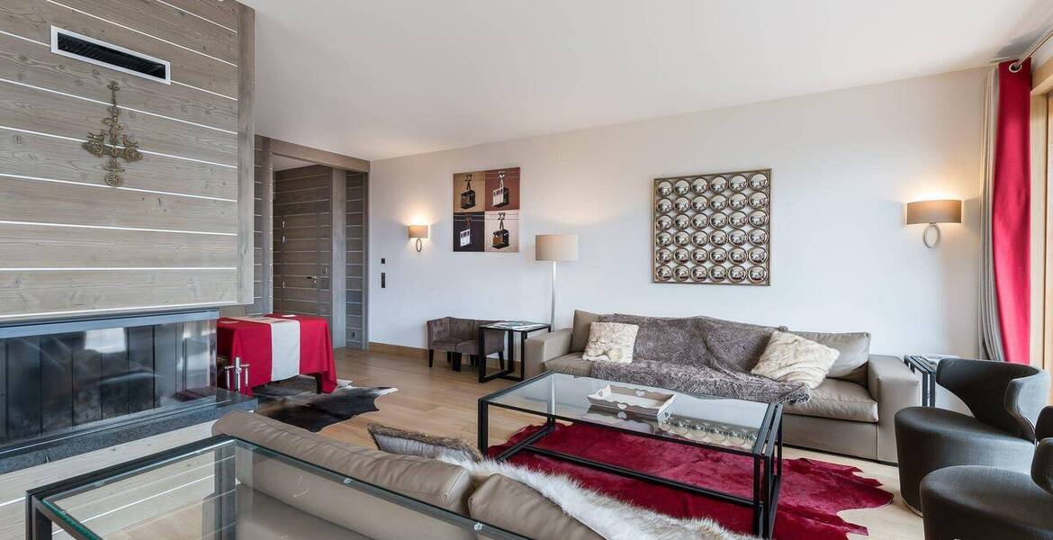 For rent an ideal apartment for a family vacation in Méribel