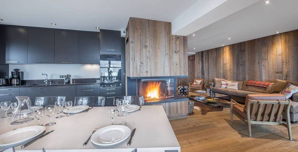 A 3 spacious bedrooms apartment for rental in Méribel