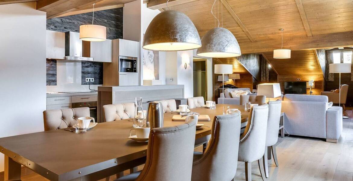 Superb 145sqm apartment of 3 bedrooms in Courchevel 1550
