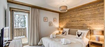 This contemporary apartment for rental in Courchevel 1550