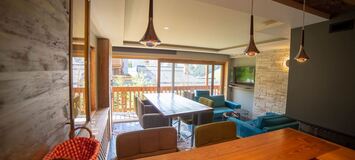 This luxury apartment to rent with 2 bedrooms in Méribel