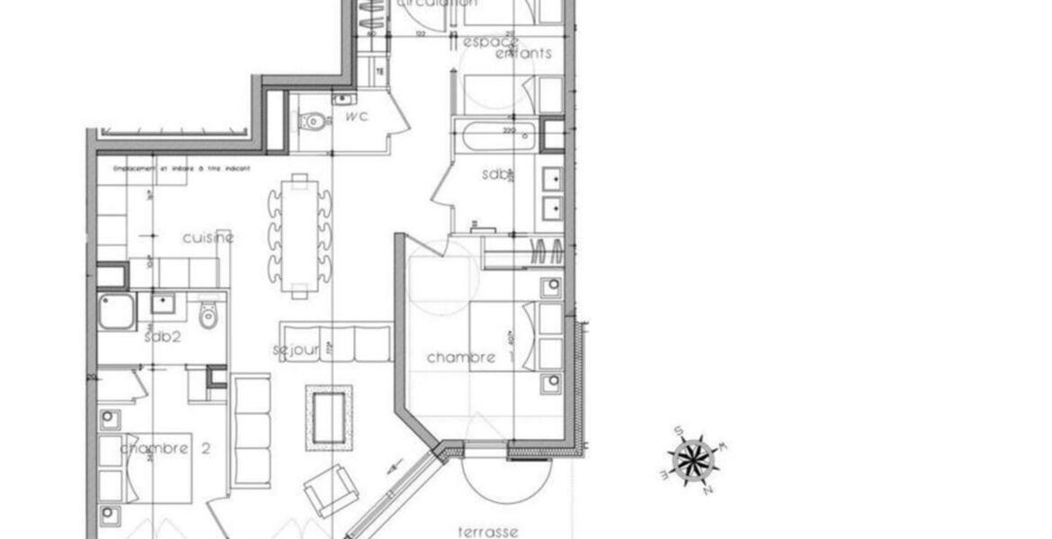 Beautiful apartment for rental of 78.sq.m, with 3 rooms
