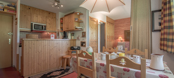 Warm studio in the heart of Mottaret in the residence
