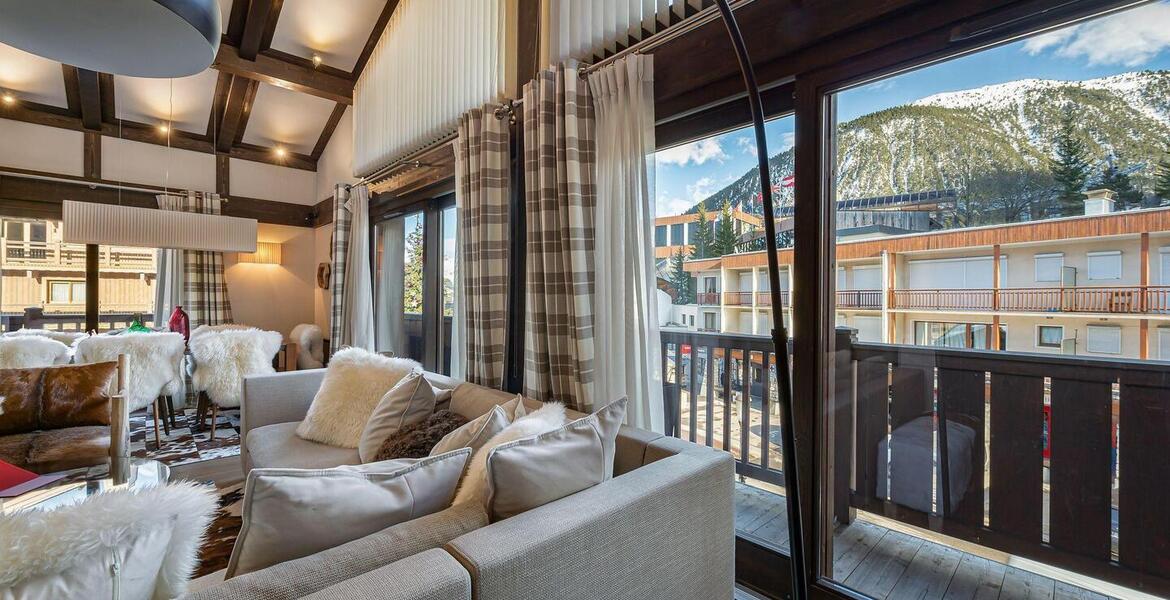 This magnificent duplex for rental in Courchevel 1650 