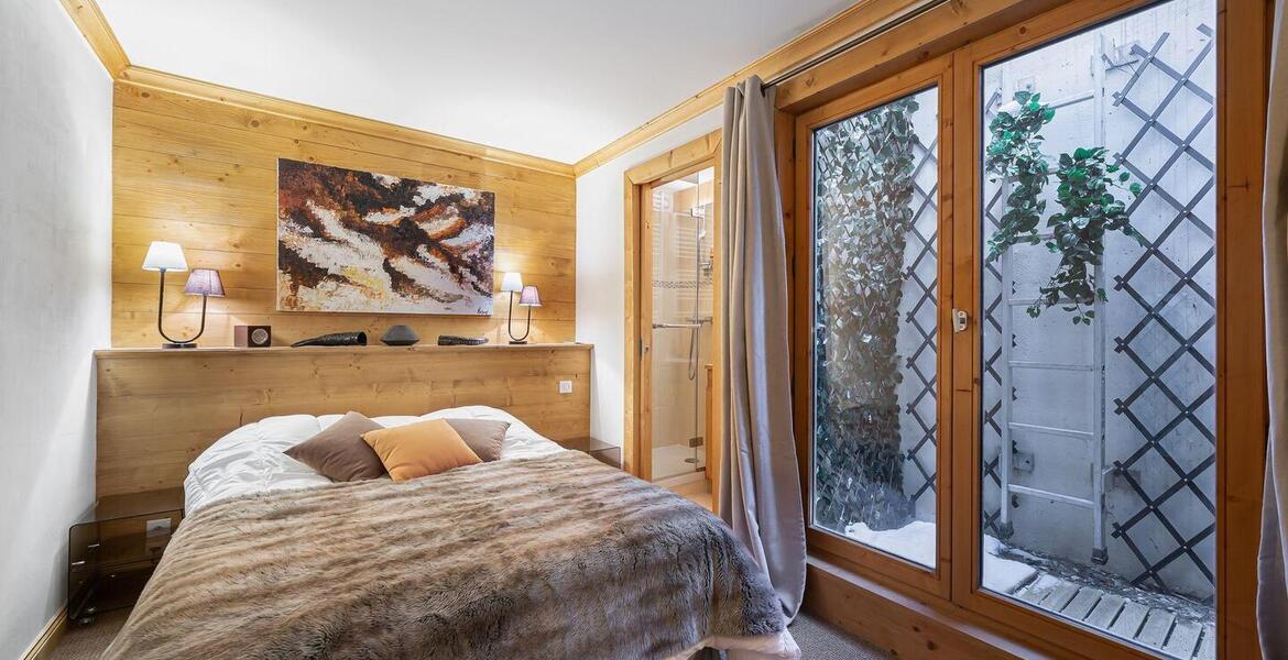 Duplex apartment studio for rental in Chenus, Courchevel