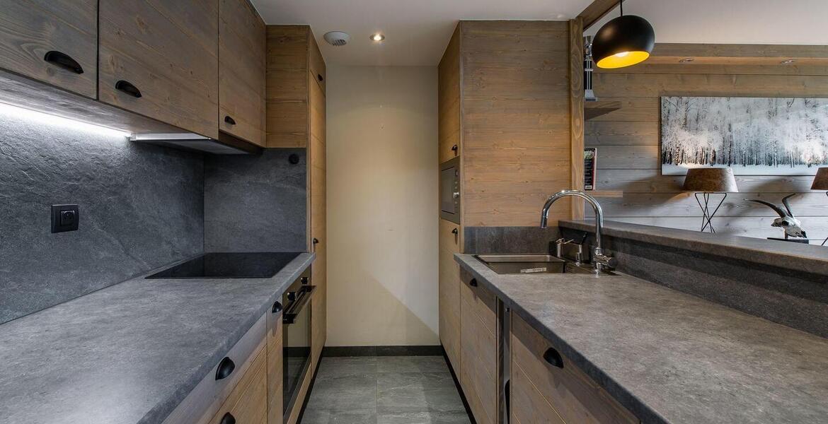 Duplex apartment studio for rental in Chenus, Courchevel