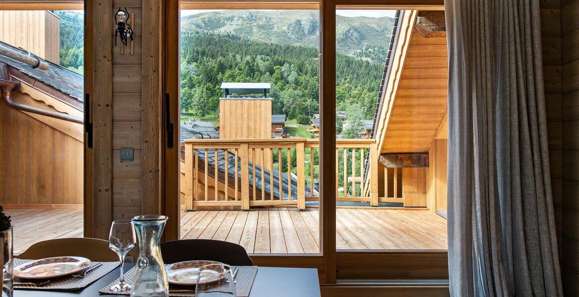 This apartment is in the heart of Meribel, Méribel Station