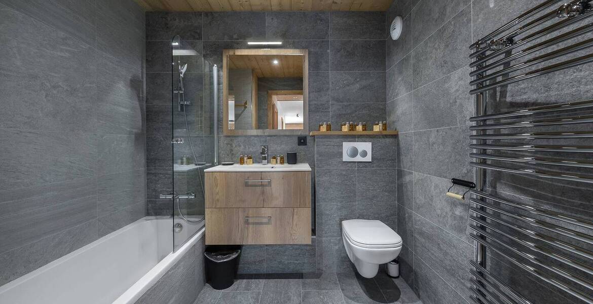 Apartment with a warm atmosphere for rental in Courchevel 