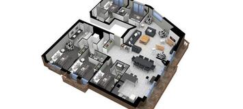 Spacious apartment for rental in Courchevel 1650 Moriond