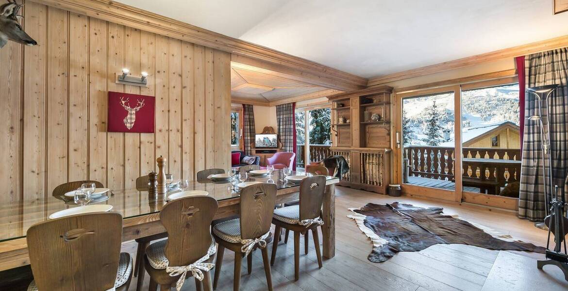 This apartment is facing Southwest and offers ski in ski out