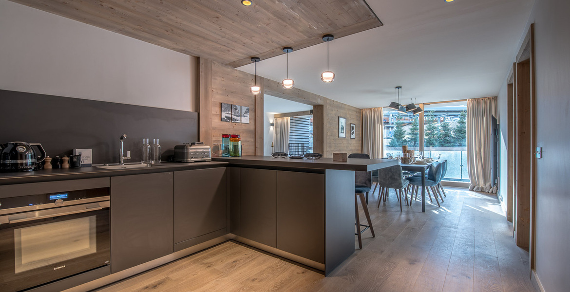 Flat located in Courchevel Village 1550 for rental