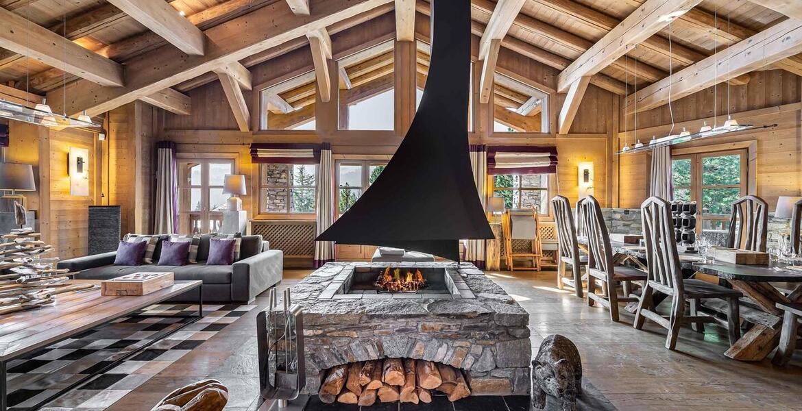 Chalet for rent in Courchevel 1850 Nogentil with a pool, spa