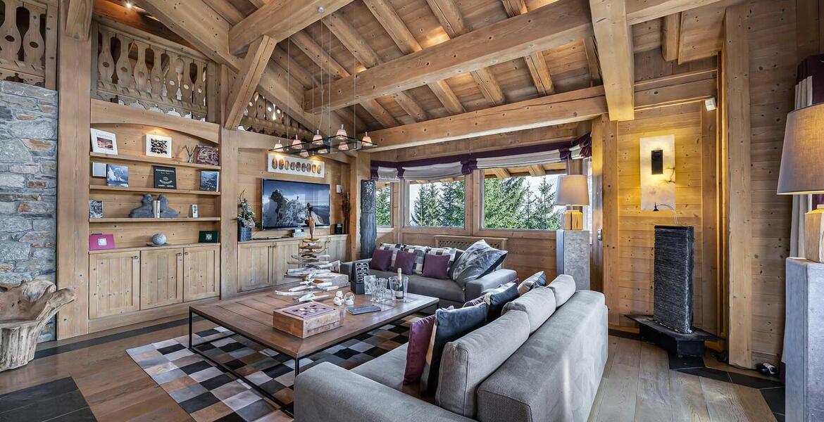 Chalet for rent in Courchevel 1850 Nogentil with a pool, spa
