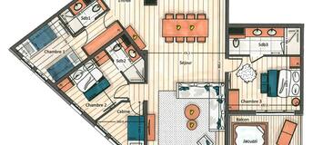 Apartment for rental in Courchevel 1650 Moriond 