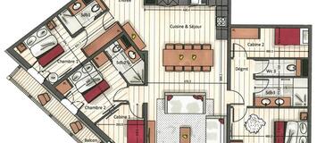 Apartment in Courchevel 1650 Moriond