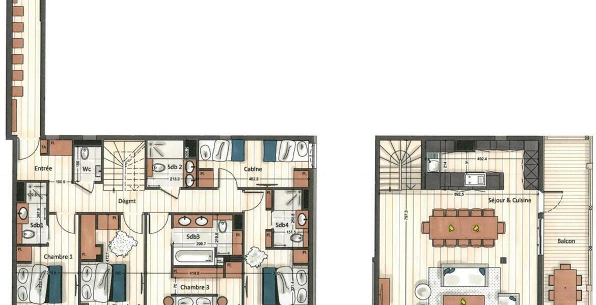 Apartment in Courchevel 1650 Moriond 