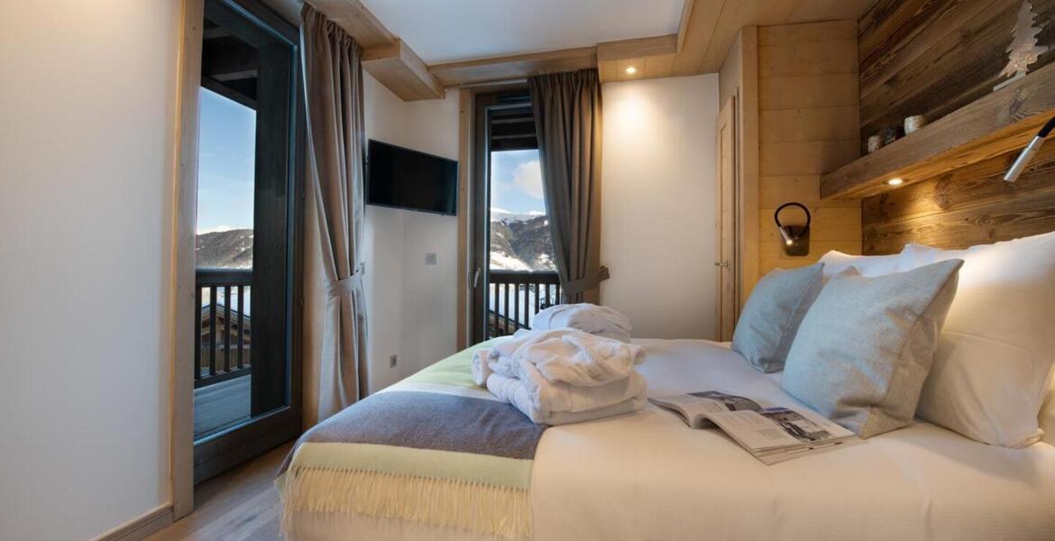 A chalet for rental is located in a Residence in La Tania
