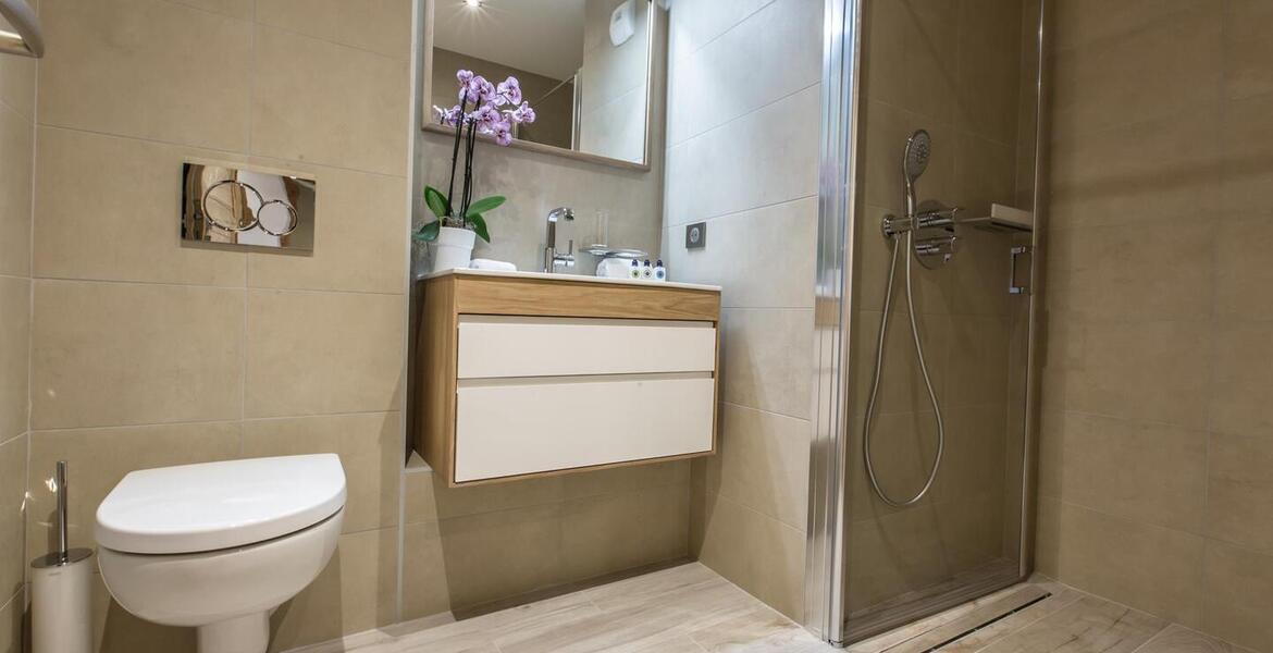 This apartment in Courchevel 1650 on the 3rd floor