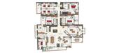 This apartment in Courchevel 1650 on the 3rd floor