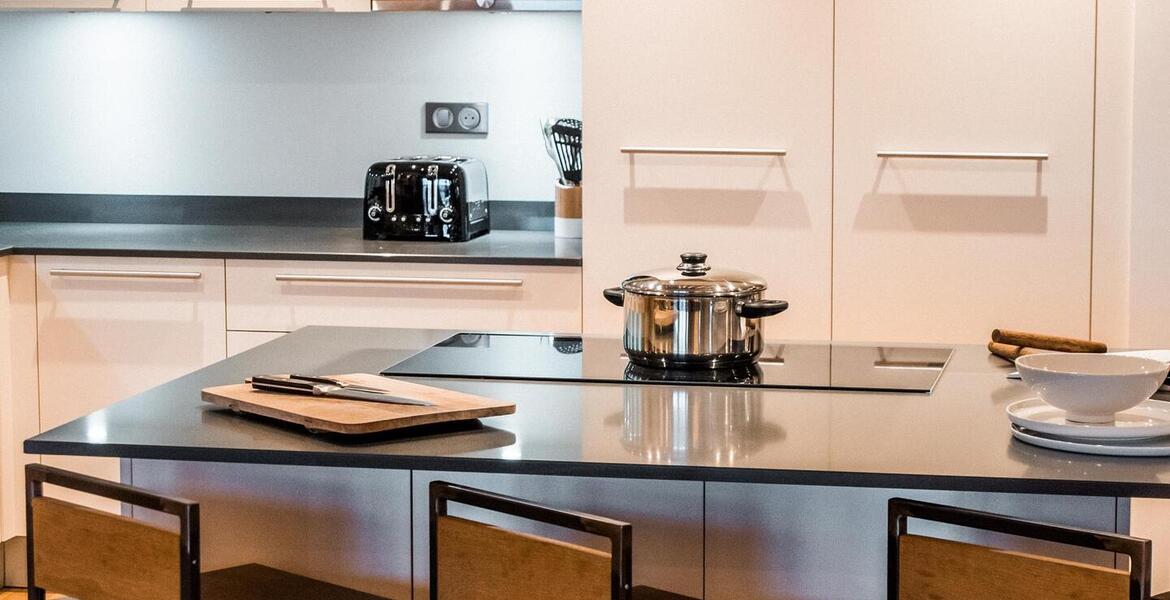 This apartment in Courchevel 1650 on the 3rd floor