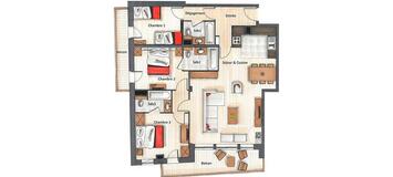 Reantal apartment in Courchevel 1650 