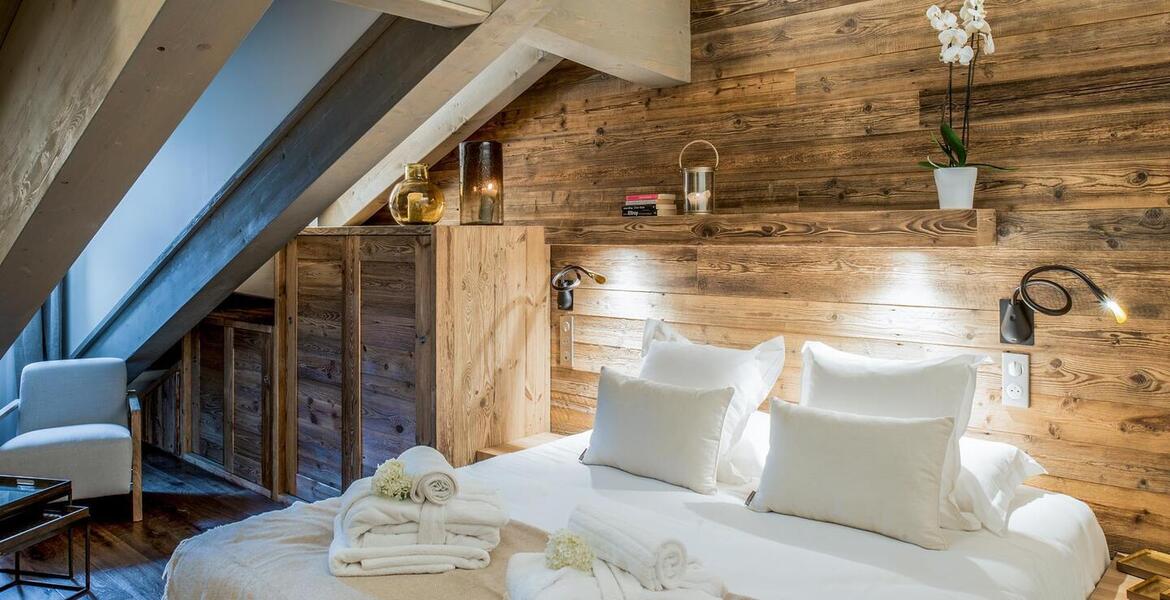 This penthouse for rental in Courchevel 1650 Moriond
