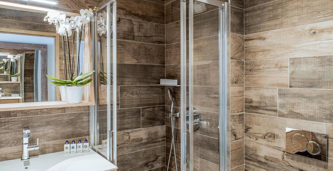 This penthouse for rental in Courchevel 1650 Moriond