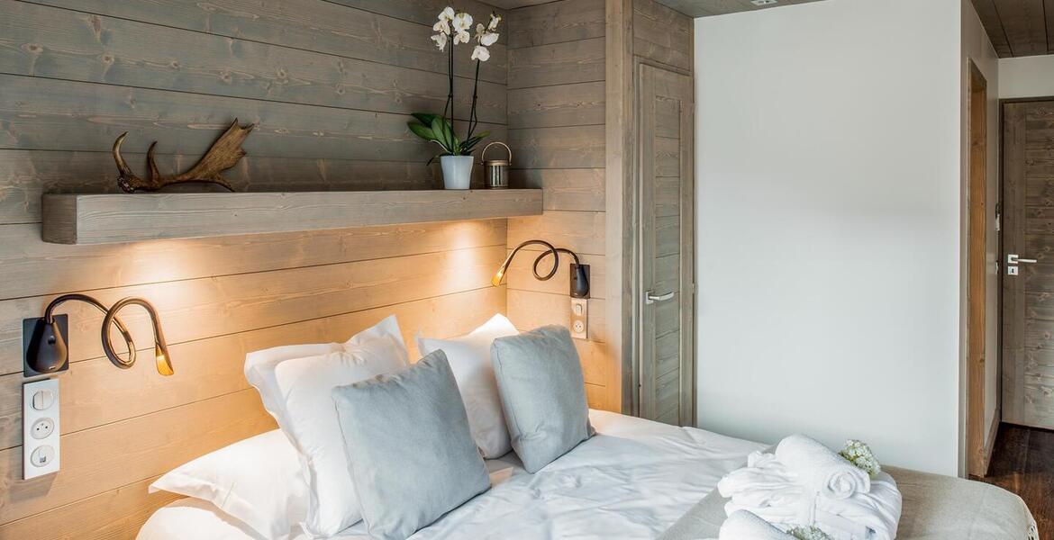 This penthouse for rental in Courchevel 1650 Moriond