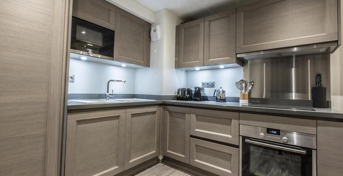 The apartment, located in the Residence for rental Moriond