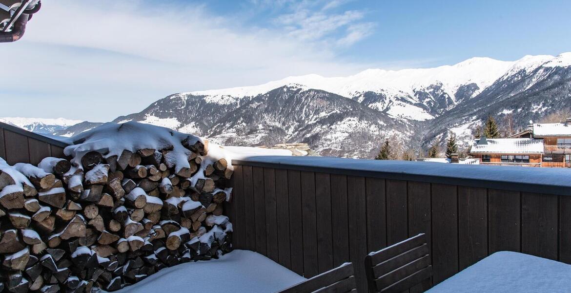 The penthouse in Courchevel 1650 Moriond