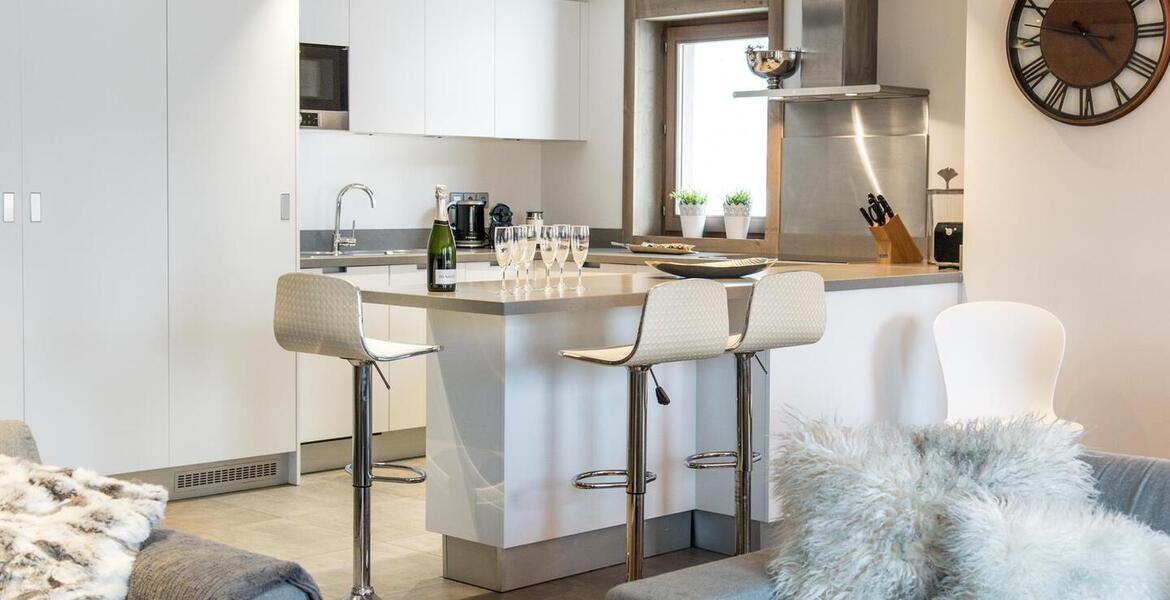 The penthouse for rent in Courchevel 1650 Moriond