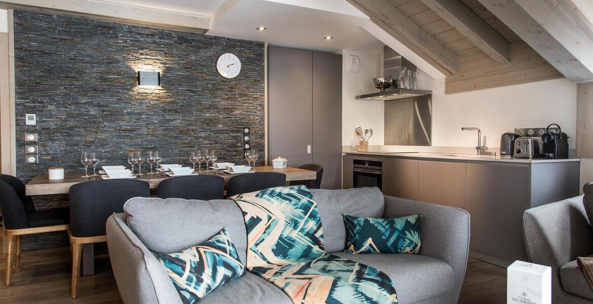 The apartment, located Le C residence in Courchevel 1650