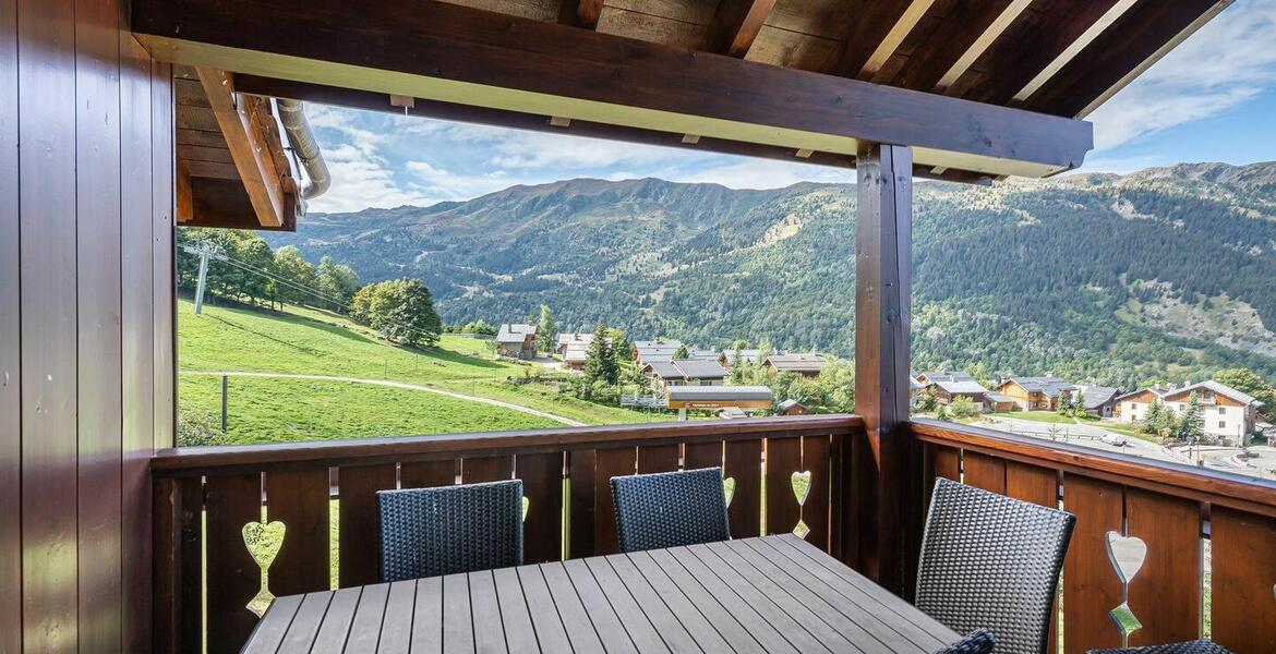 This beautiful apartment of 84m² for rental in Méribel 