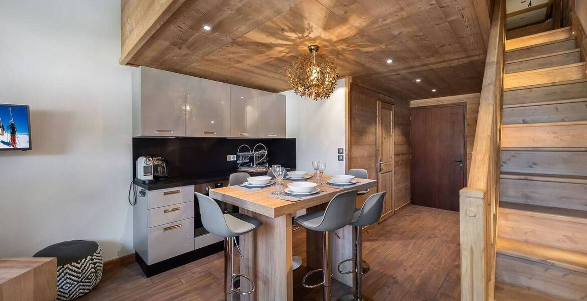 One bedroom duplex apartment for rent in Val d'Isere of 36m²