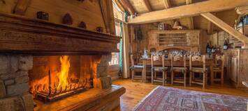 Chalet for rent in Jardin Alpin Courchevel 1850 4 bedrooms