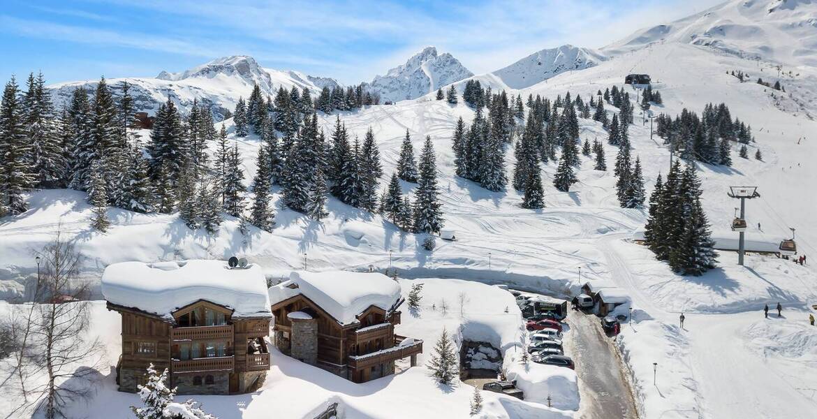 Chalet for rent in Jardin Alpin Courchevel 1850 4 bedrooms