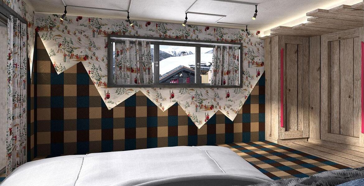 Chalet de dos dormitorios en alquiler en Courchevel 1550