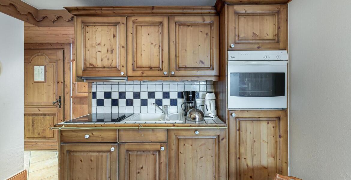 This charming 38 m² apartment in Méribel Village 2 bedrooms