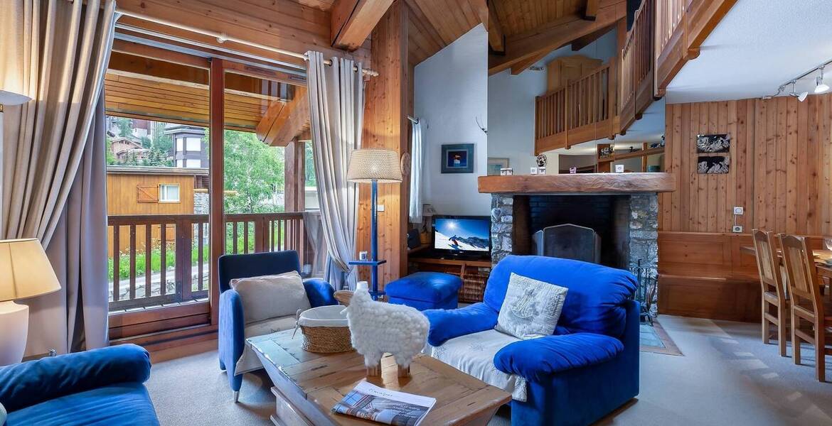 A charming duplex apartment. It is located in Val d'Isère 