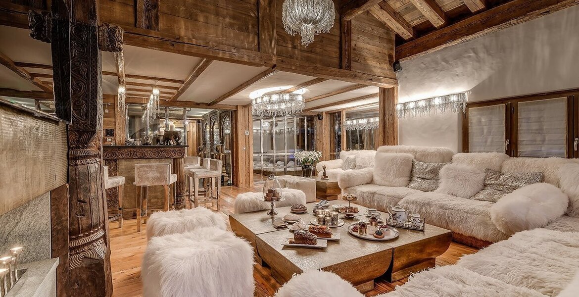 Chalet for rent in Val d’Isère with 1000 sqm with 6 bedrooms