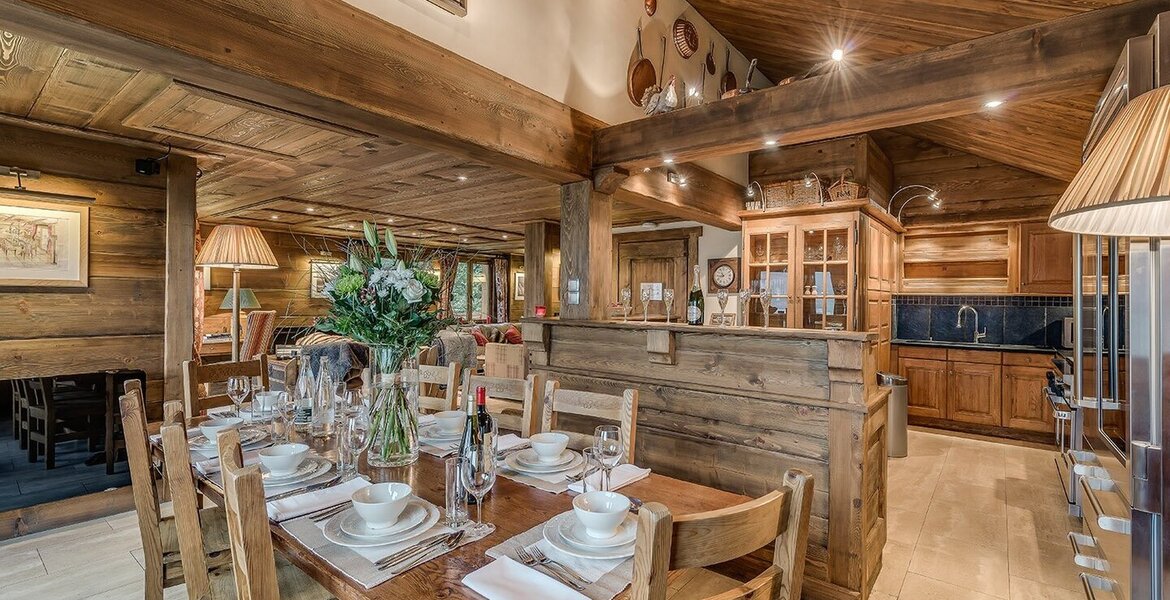 Wonderfully cosy chalet nestled in the heart of Méribel 
